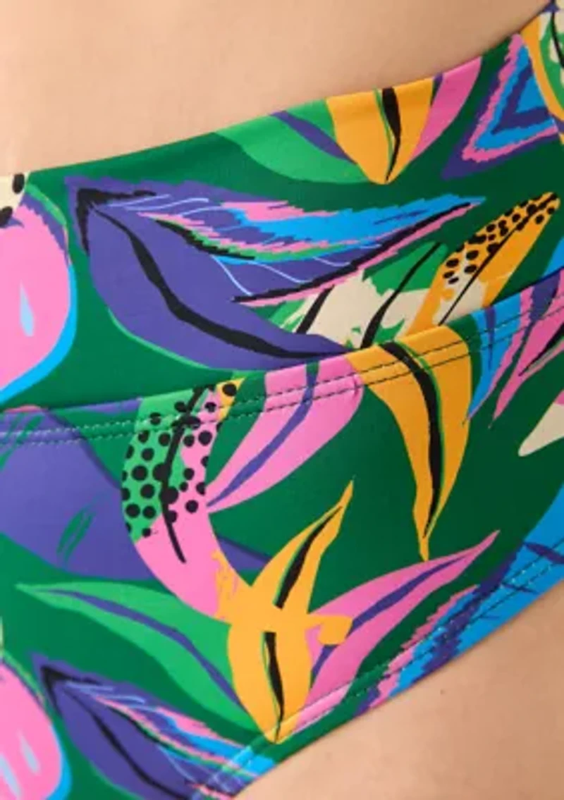 Tropical Printed Swim Brief