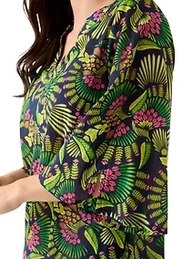 Toucan Tango Long Sleeve Tunic Swim Cover Up