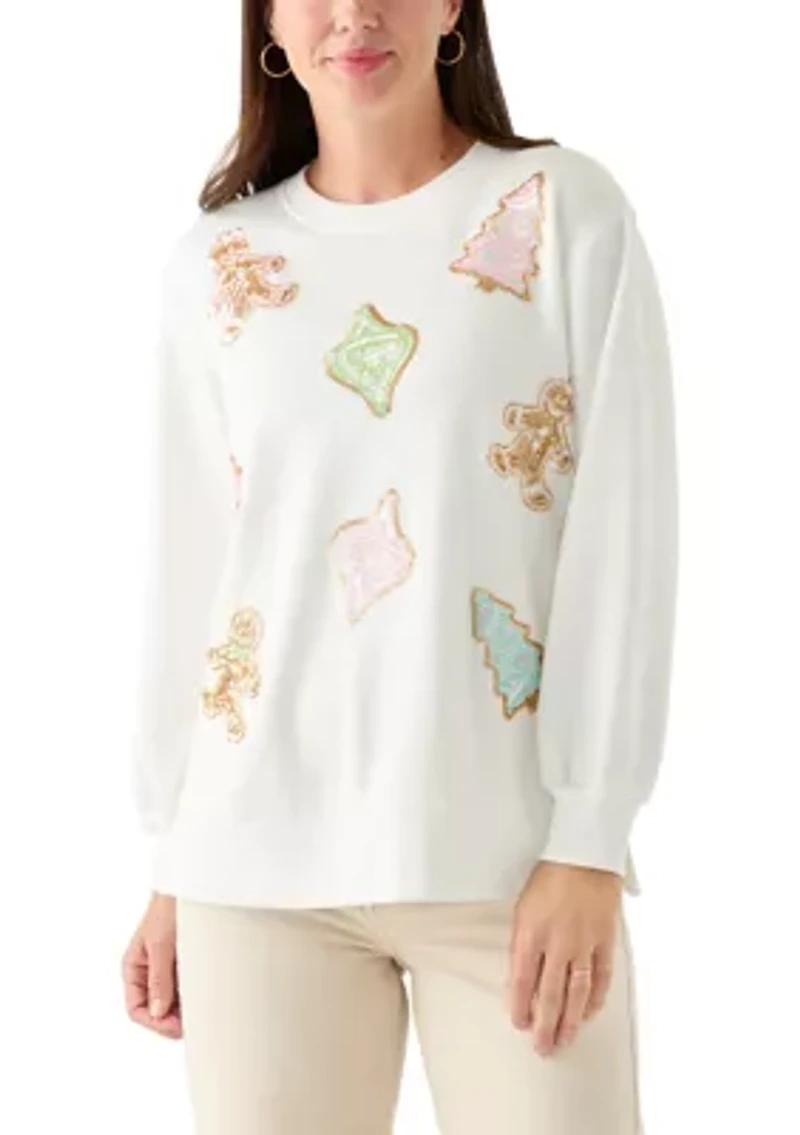 Women's Lakelyn Gingerbread Cookies Sweatshirt