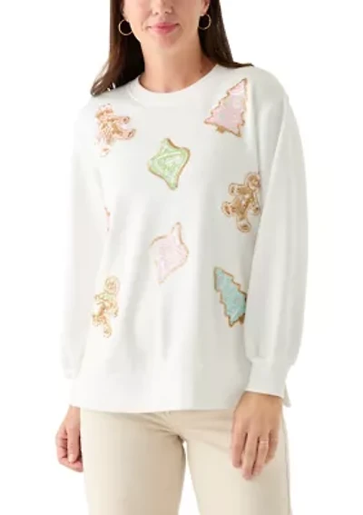 Women's Lakelyn Gingerbread Cookies Sweatshirt