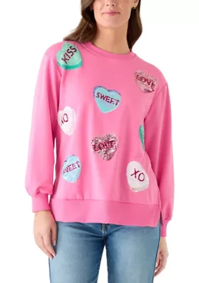 Women's Convo Hearts Lakelyn Sweatshirt