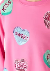 Women's Convo Hearts Lakelyn Sweatshirt