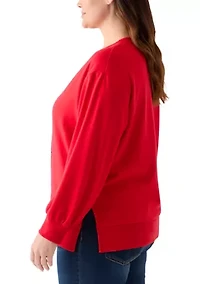Plus Sequence Christmas Tree Sweatshirt