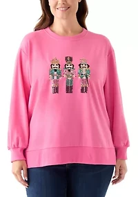 Plus Sequin Nutcracker Sweatshirt