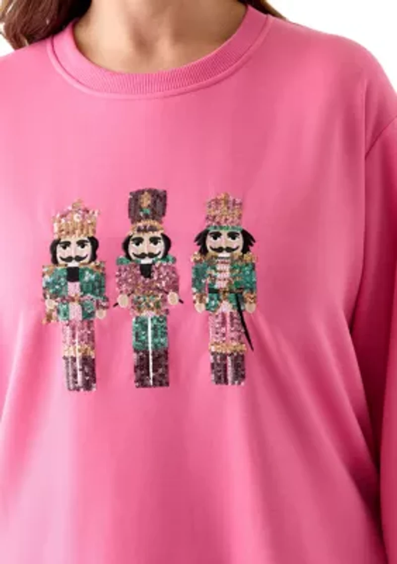 Plus Sequin Nutcracker Sweatshirt