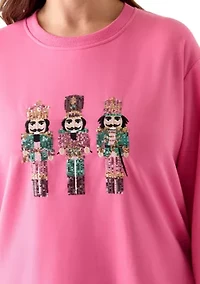 Plus Sequin Nutcracker Sweatshirt