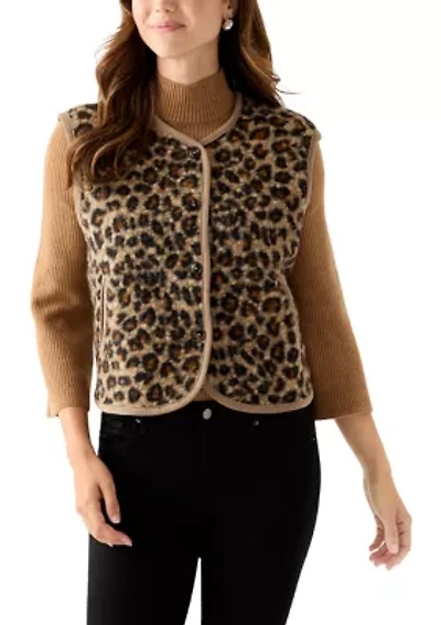 Women's Leopard Vest