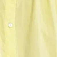 Women's Solid Smock Ruffle Sleeve Shirtdress