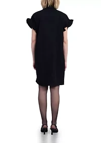 Women's Smocked Corduroy Dress