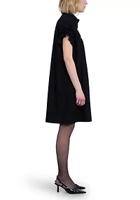 Women's Smocked Corduroy Dress