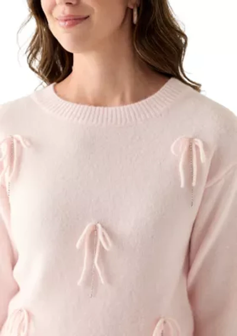 Women's 3D Bow Sweater