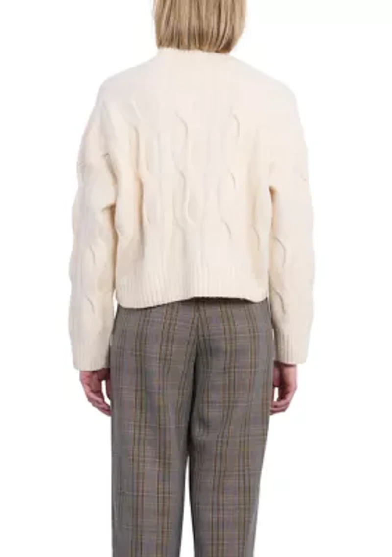 Women's Oversized Cable Sweater