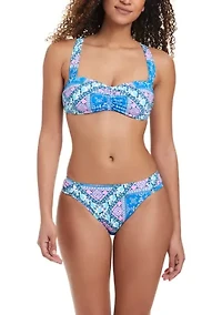 Spring Feeling Side Tab Hipster Bikini Bottoms