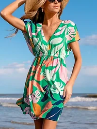 Women's Tropical Dream Cover-Up Dress