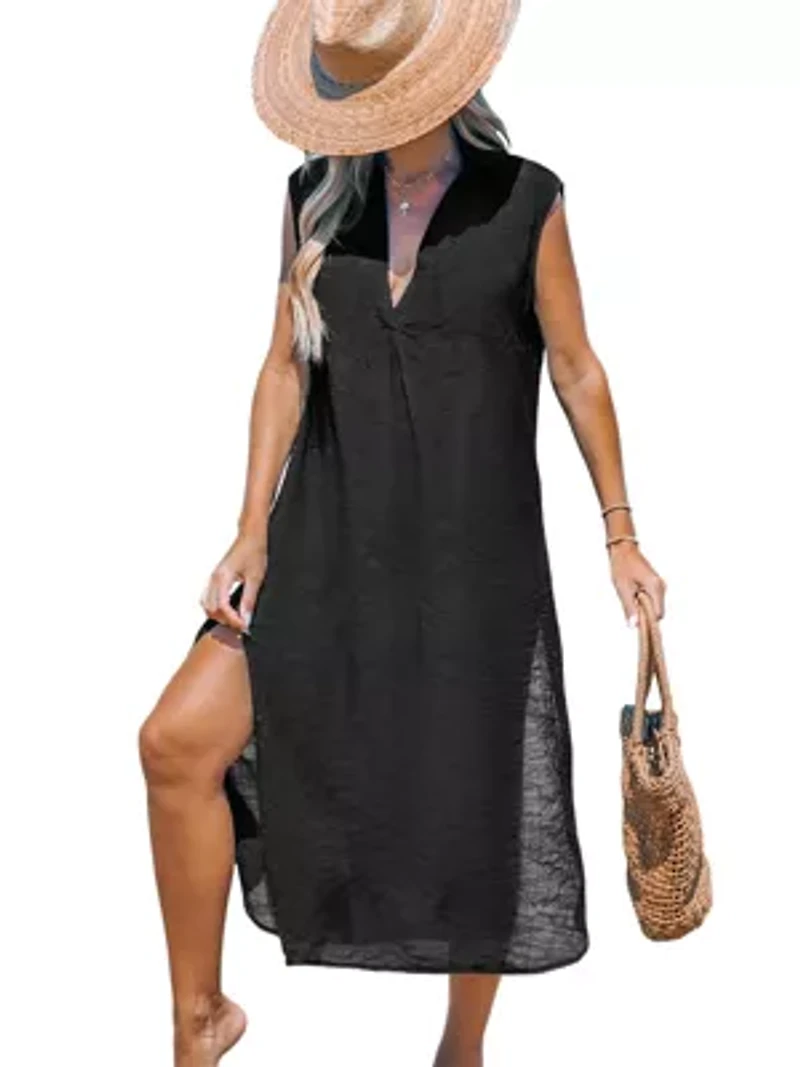 Women's Cover-Up Midi Dress