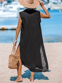 Women's Cover-Up Midi Dress