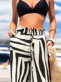 Women's High Frequency Abstract Cover Up Pants