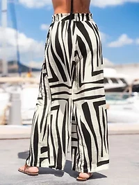 Women's High Frequency Abstract Cover Up Pants