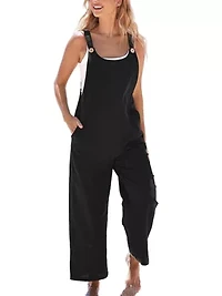 Women's Raven Tapered Pinafore Jumpsuit