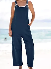 Women's Raven Tapered Pinafore Jumpsuit