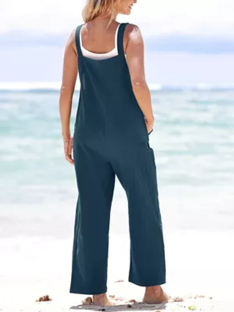 Women's Raven Tapered Pinafore Jumpsuit