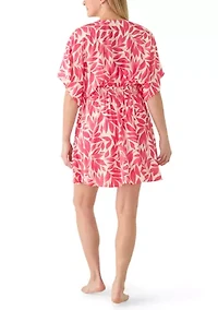 Women's Placement Print V-Neck Dress