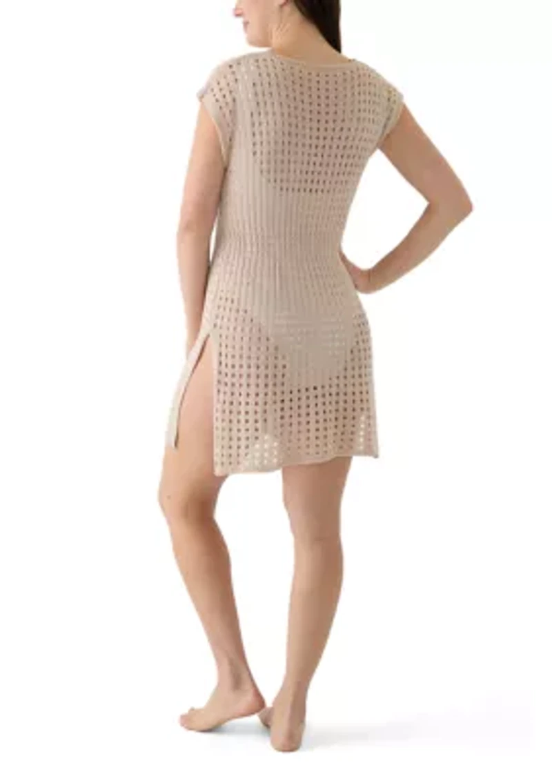 Open Knit Swim Coverup