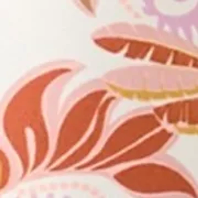 Paisley Longline Banded Bikini Top
