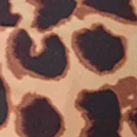 Leopard V-Wire Tankini Swim Top