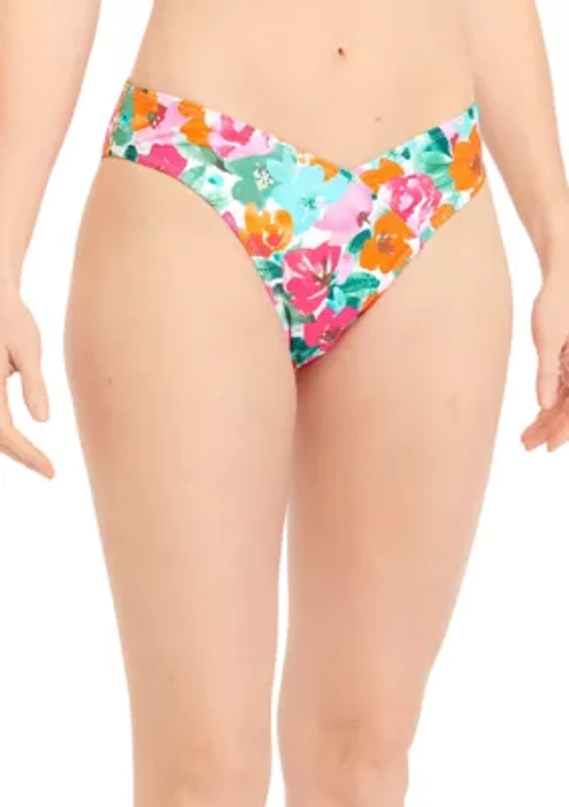 Floral Hipster Swim Bottoms
