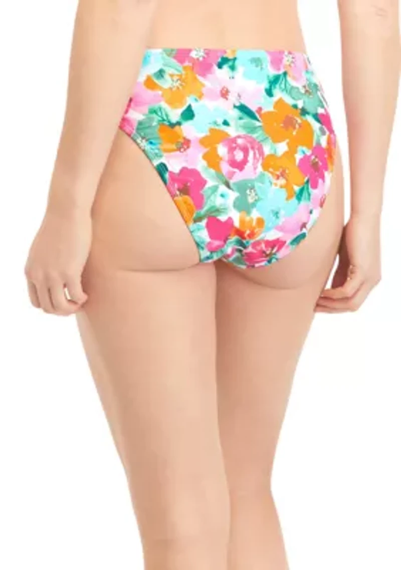 Floral Hipster Swim Bottoms