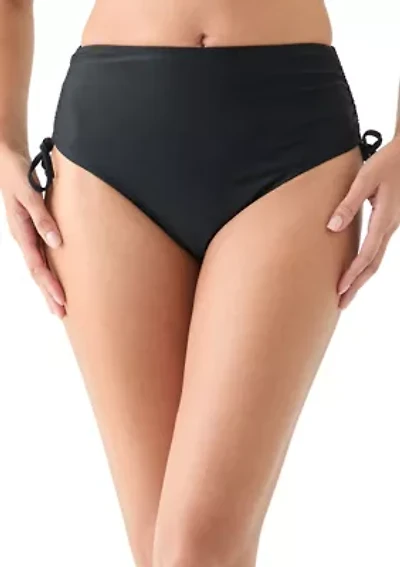 Solid Adjustable High Rise Brief