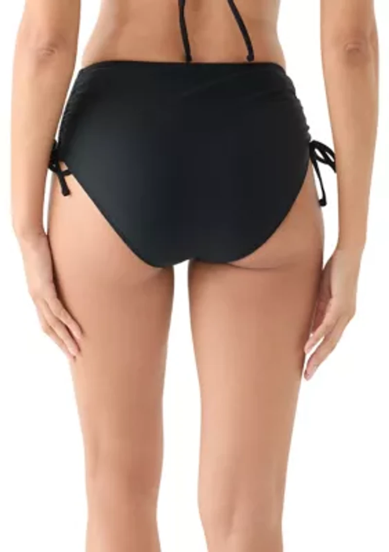 Solid Adjustable High Rise Brief
