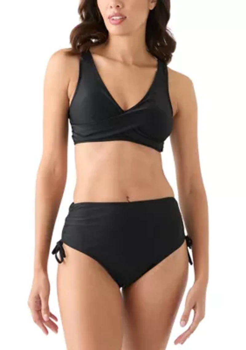 Solid Adjustable High Rise Brief