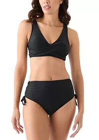 Solid Adjustable High Rise Brief