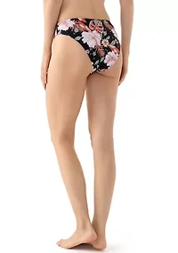 Floral Mid Rise Swim Brief