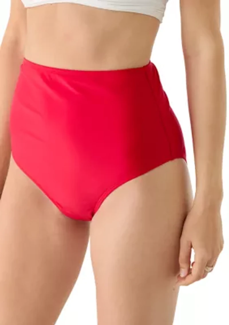 High Waisted Swim Bottoms