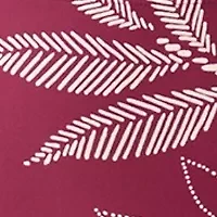 Dotted Tropical Leaves Overlap High Waisted Swim Bottoms