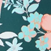 Women's Floral Mid Rise Bikini Bottoms