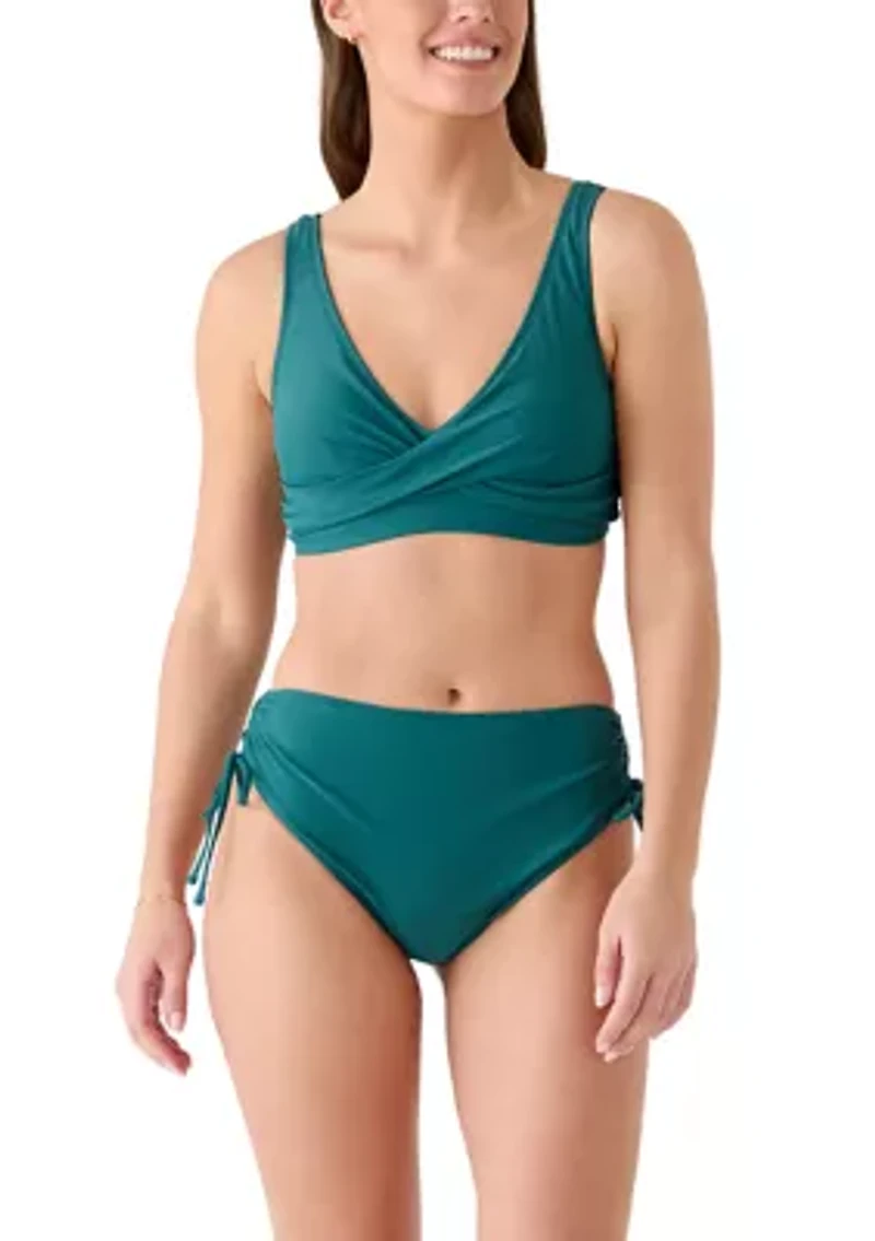 Women's Adjustable High Rise Bikini Bottom