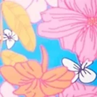 Floral Square Neck Shirred Swim Top