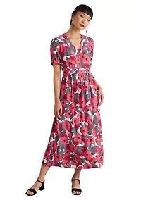 Women's Birch Leaf Printed Dress