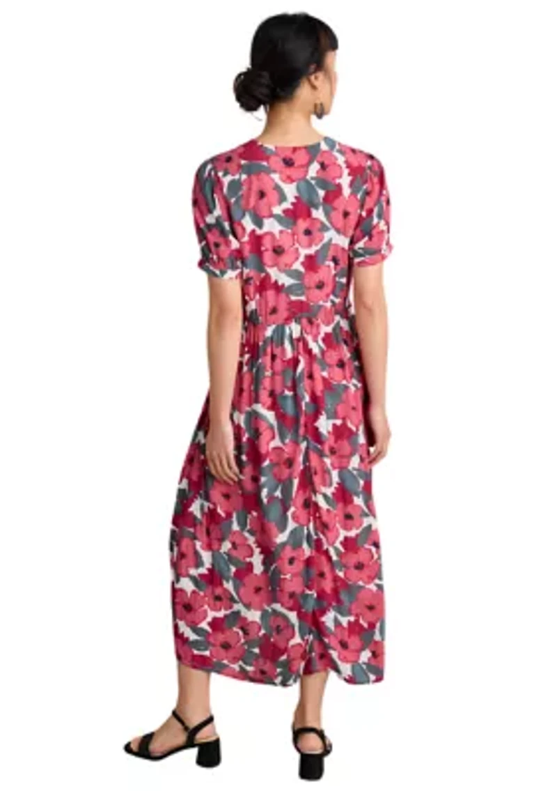 Women's Birch Leaf Printed Dress