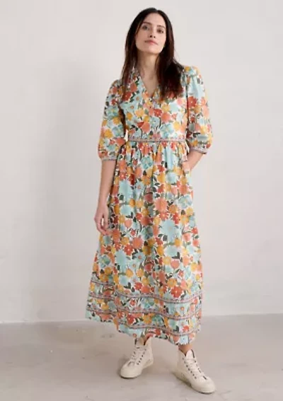 Plus Blue Hills Border Dress