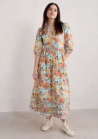 Plus Blue Hills Border Dress