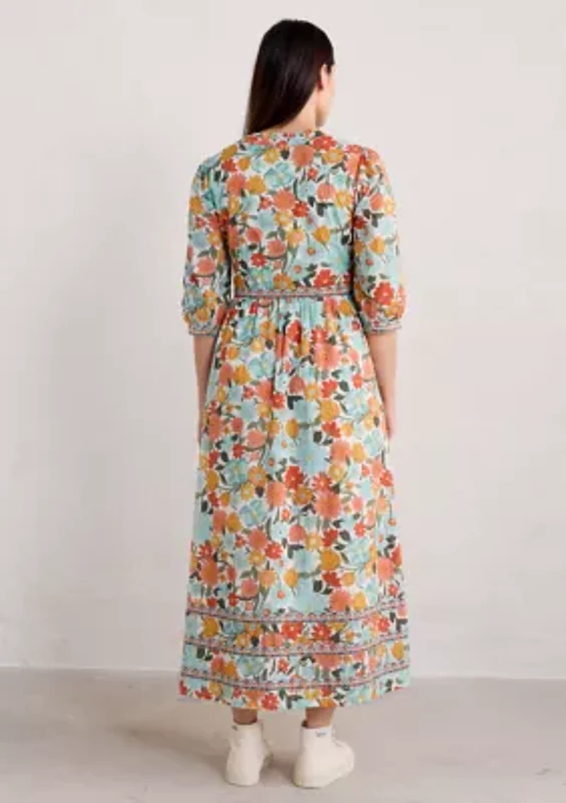 Plus Blue Hills Border Dress