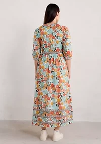 Plus Blue Hills Border Dress
