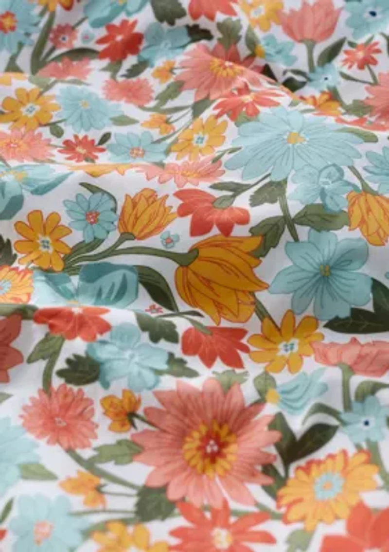 Plus Blue Hills Border Dress