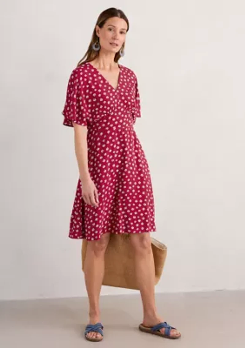 Women's Wilsey Empire Line Flared Sleeve Dress