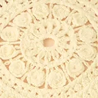 Women's Short Sleeve Crochet Top